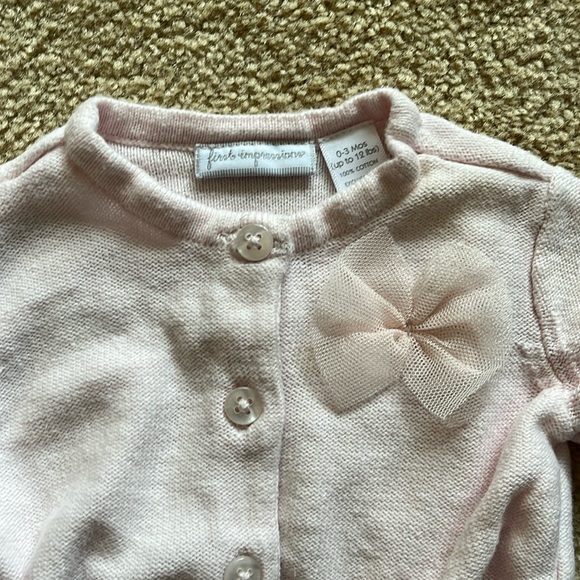 0-3M First Impressions knit sweater - Picture 2 of 3